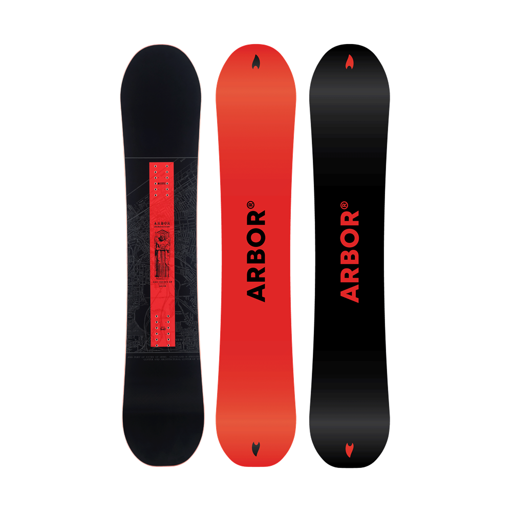 Arbor Red Gerard AM Snowboard 2027 - Youth