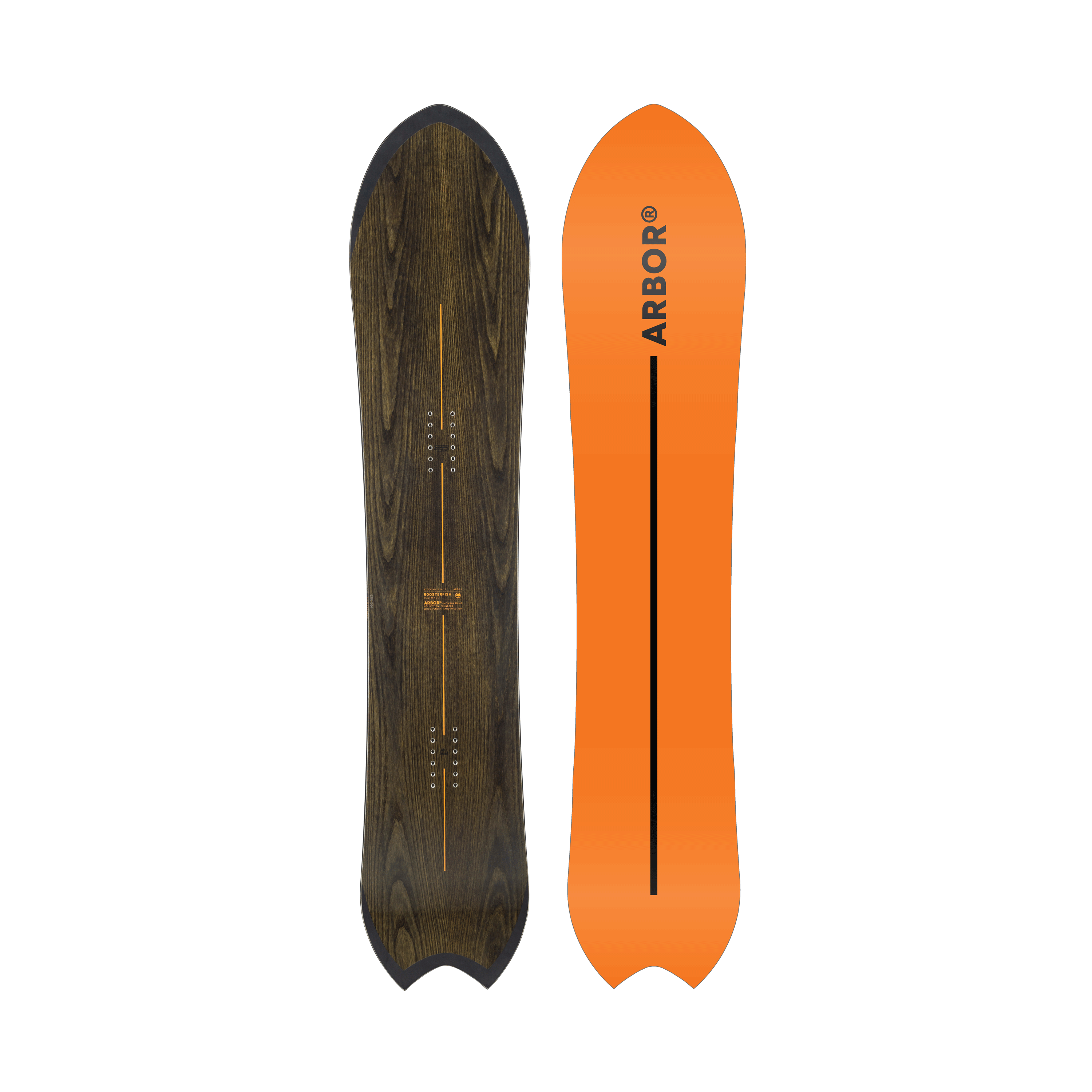 tf's shop ARBOR スノーボード 太陽と山のデザイン tf's shop ARBOR