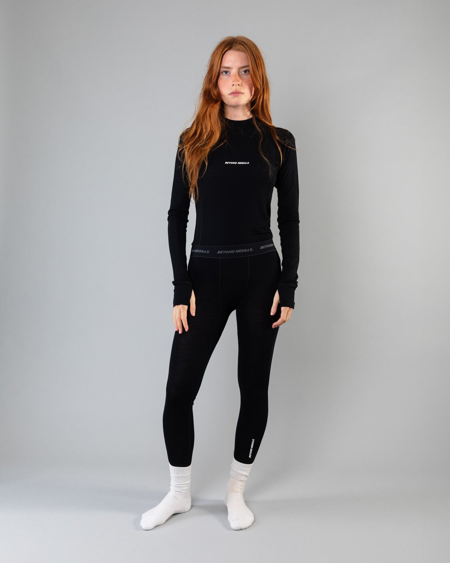 Beyond Medals Merino Baselayer Bottom - Black