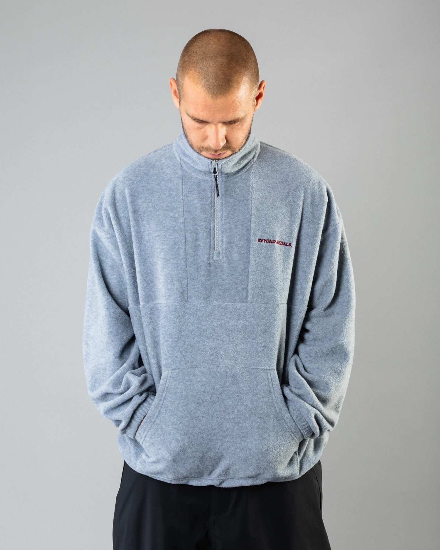 Beyond Medals Halfzip Fleece - Grey