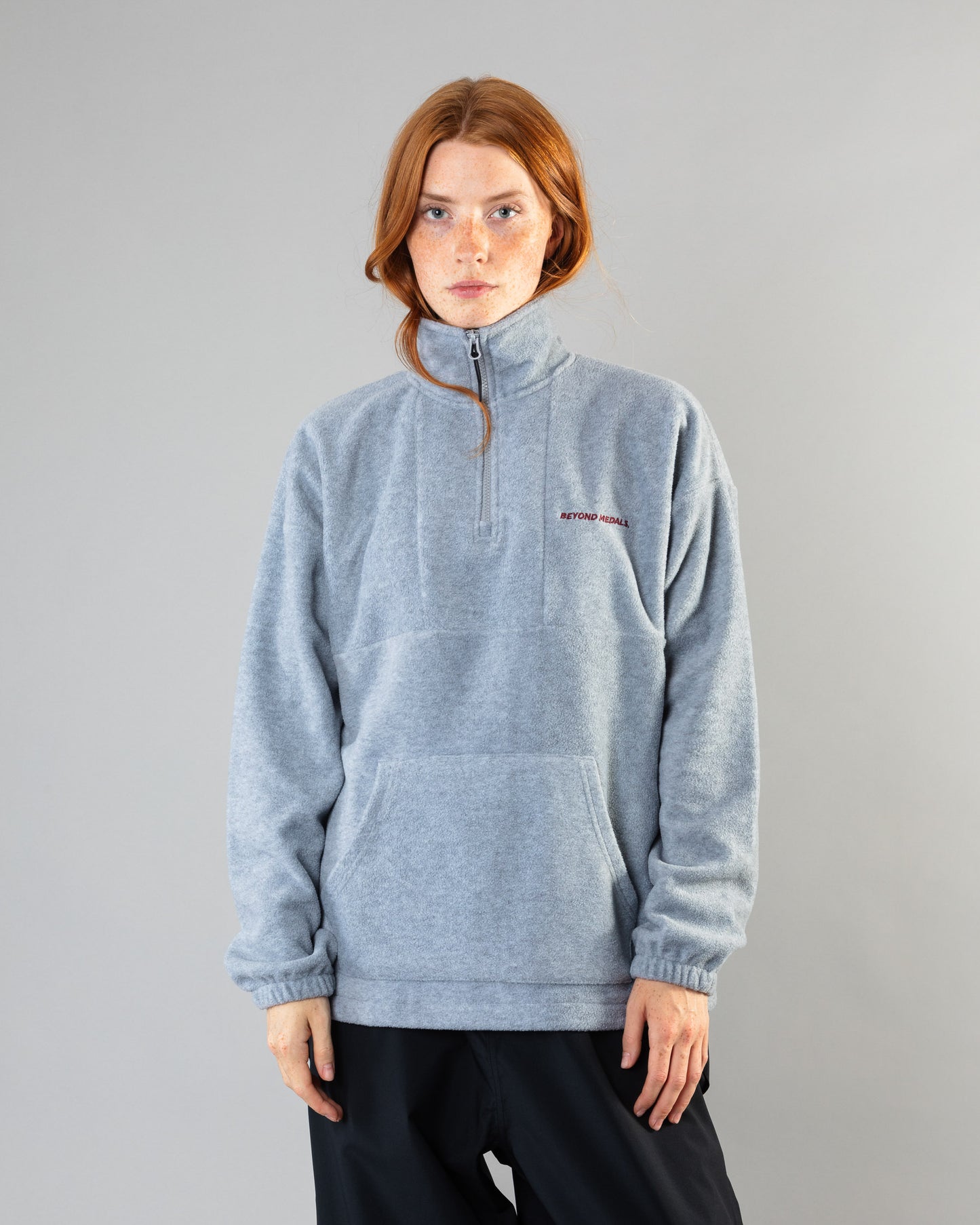 Beyond Medals Halfzip Fleece - Grey
