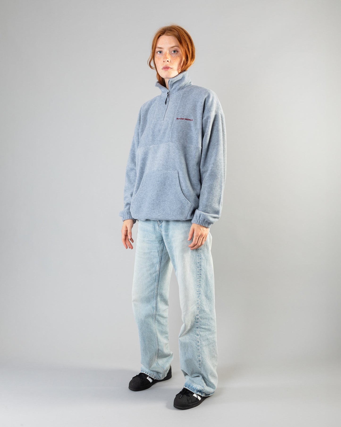 Beyond Medals Halfzip Fleece - Grey