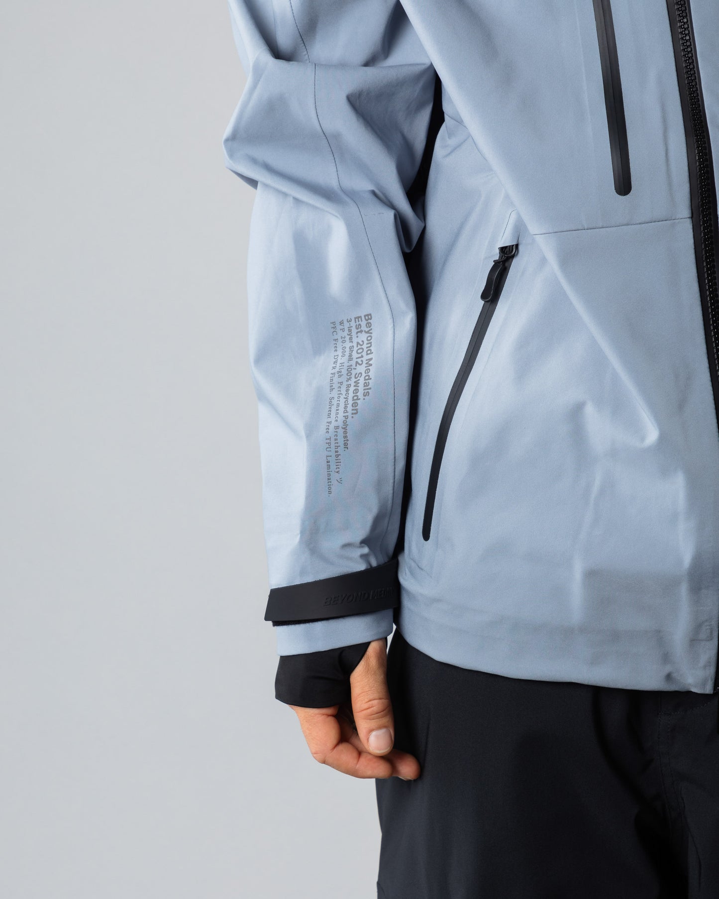 Beyond Medals Pro Tech Jacket 3L - Pale Blue