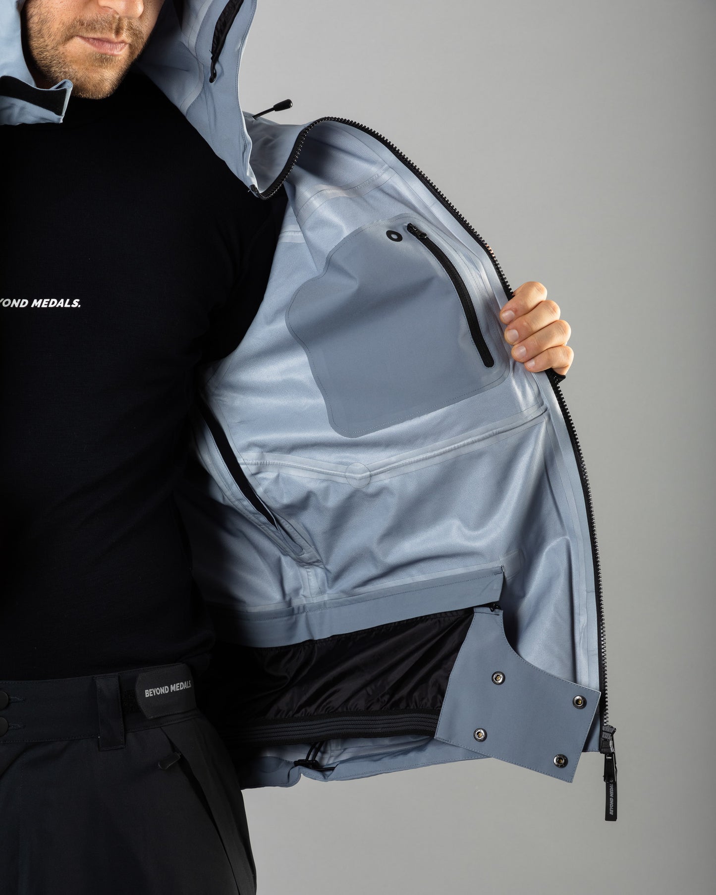 Beyond Medals Pro Tech Jacket 3L - Pale Blue
