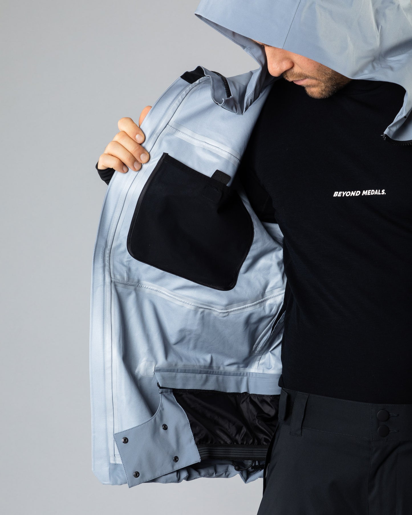 Beyond Medals Pro Tech Jacket 3L - Pale Blue