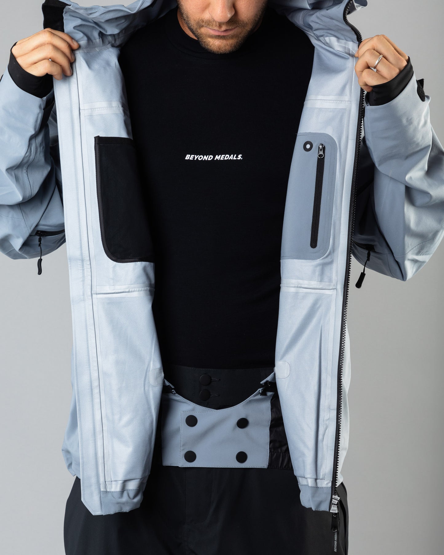 Beyond Medals Pro Tech Jacket 3L - Pale Blue