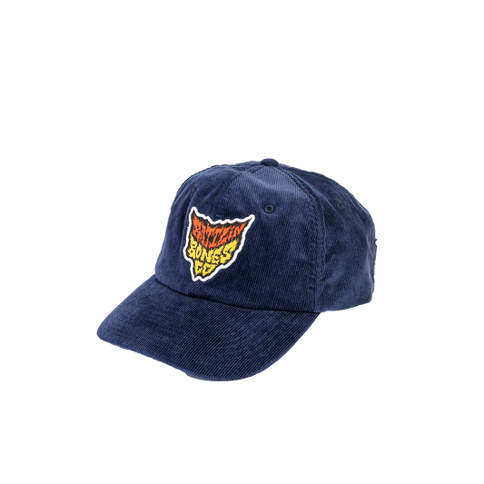 Rattlin Bones Campfire Cord Patch Hat - Navy