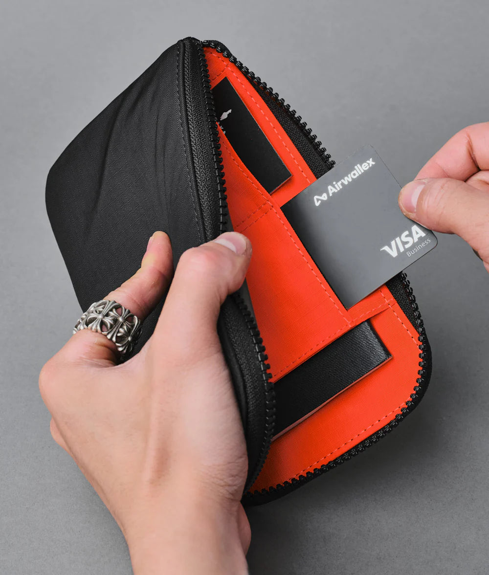Alpaka Zip Travel Wallet - Black