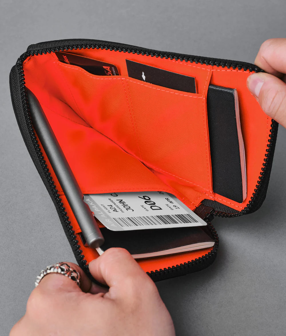 Alpaka Zip Travel Wallet - Black