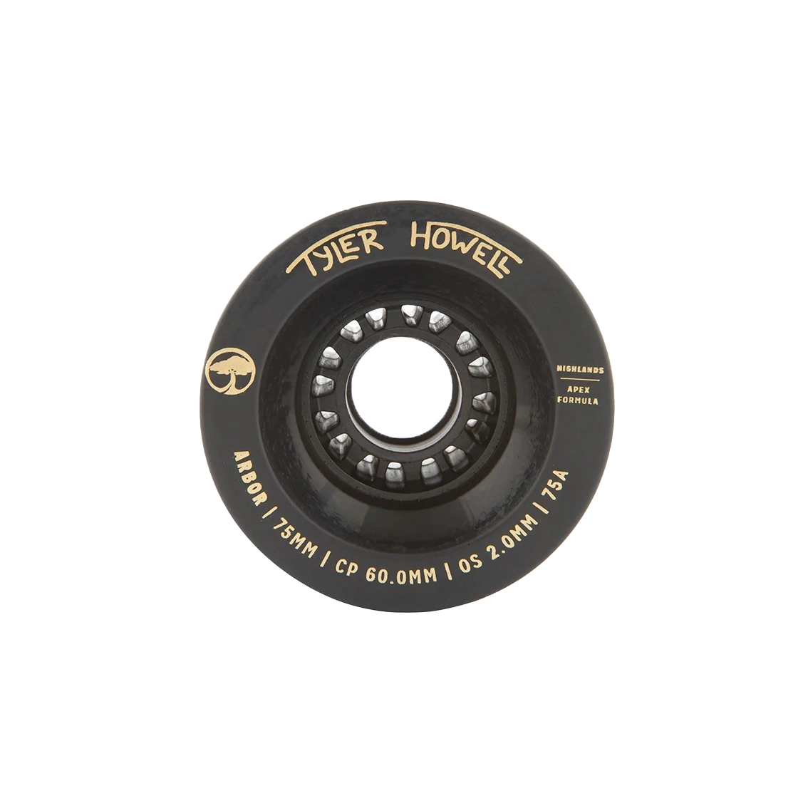 Arbor Highlands - Tyler Howell 75a Black 75mm Signature Wheel