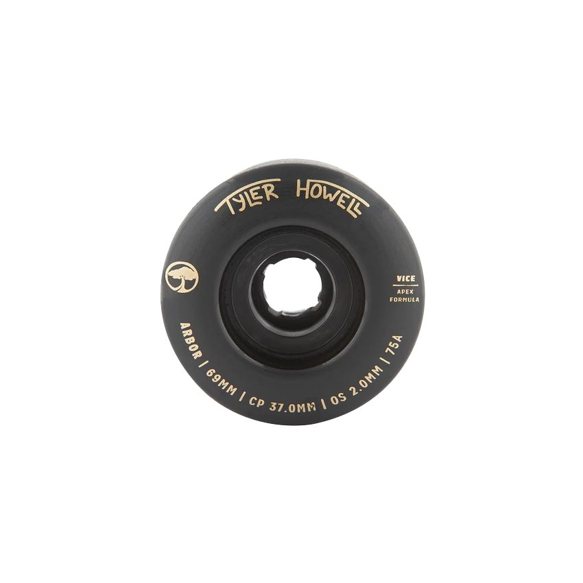 Arbor Vice - Tyler Howell 75a 69mm Black Wheels