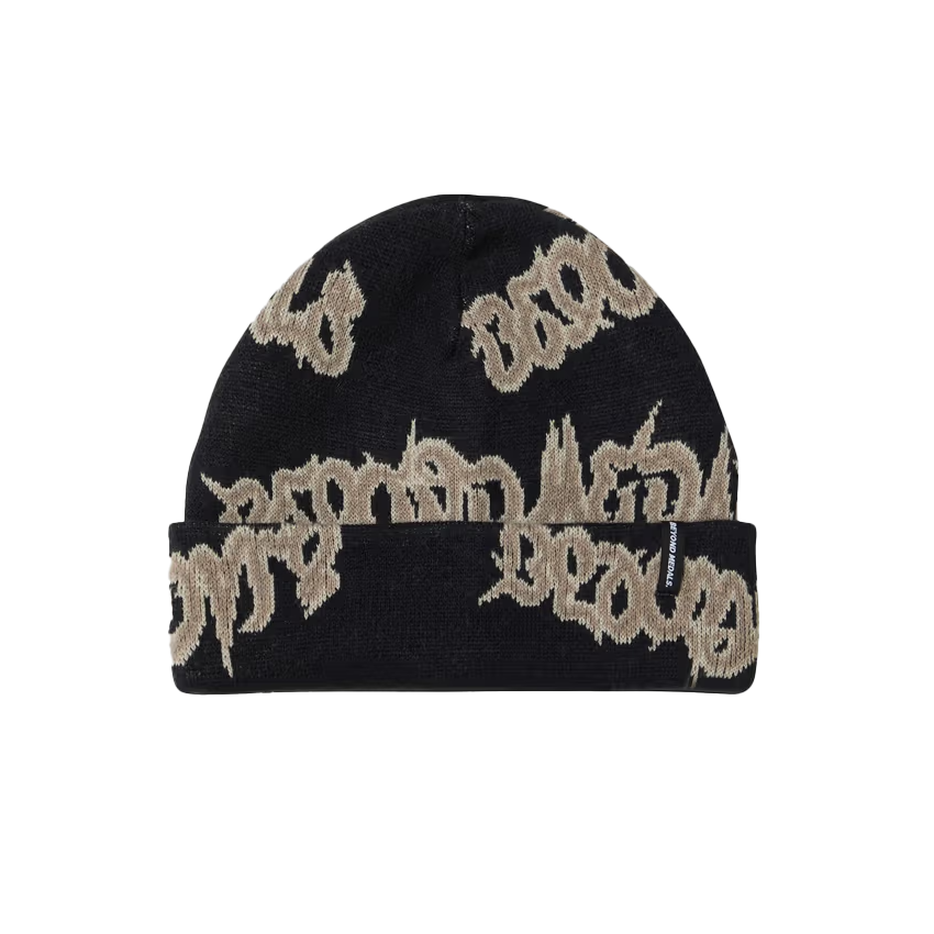 Beyond Medals 90s Spike Beanie - Black