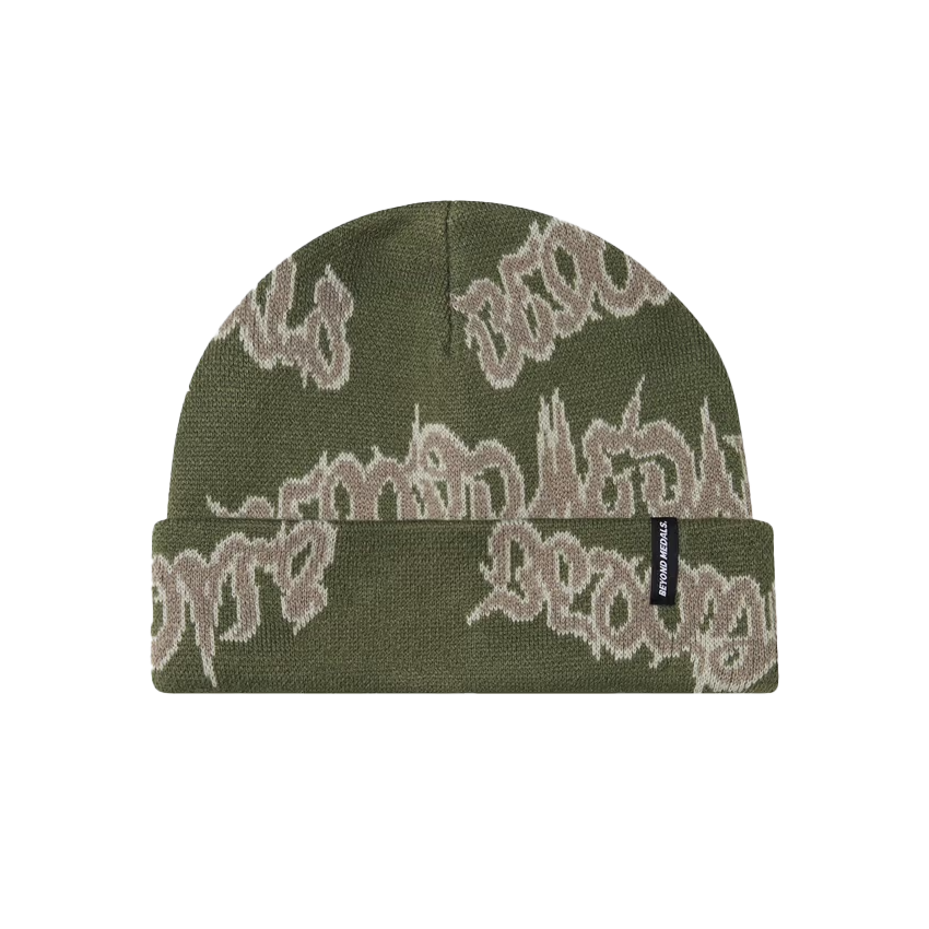 Beyond Medals 90s Spike Beanie - Green