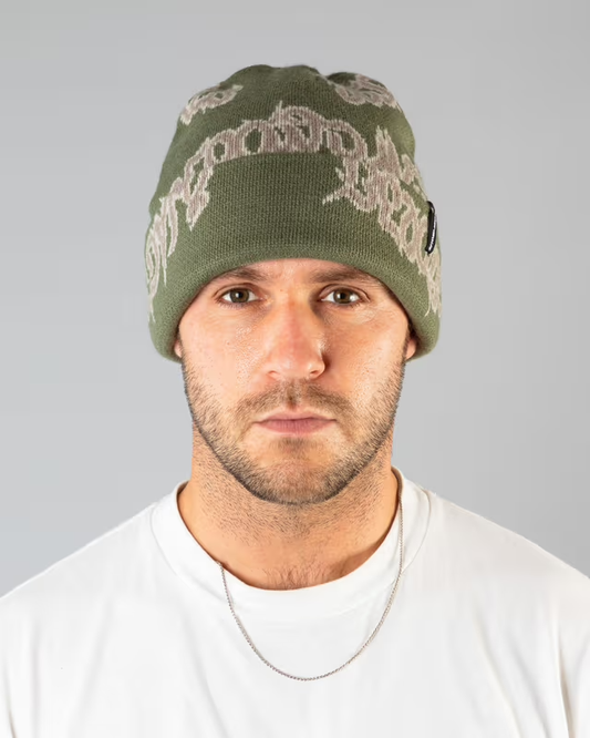 Beyond Medals 90s Spike Beanie - Green