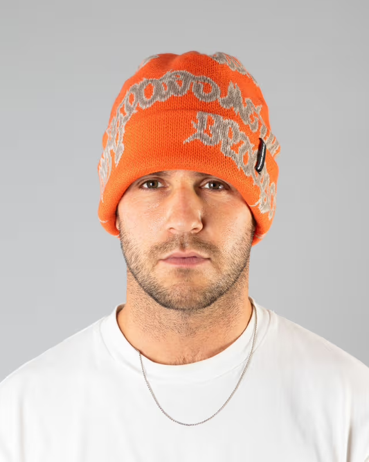Beyond Medals 90s Spike Beanie - Orange