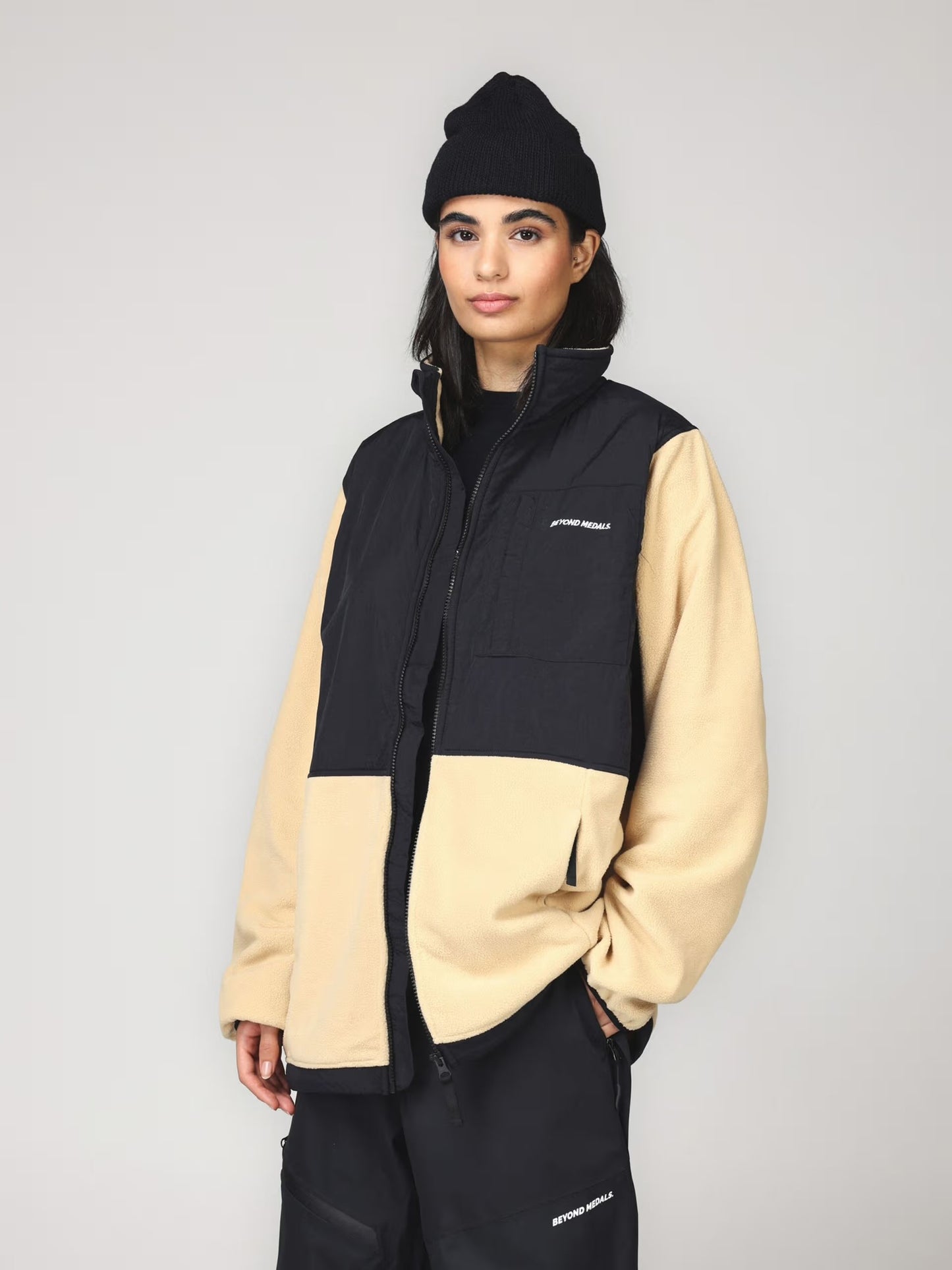 Beyond Medals Fleece Jacket - Sand
