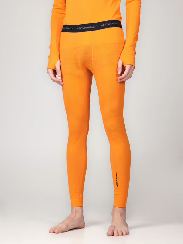 Beyond Medals Merino Baselayer Bottom - Orange