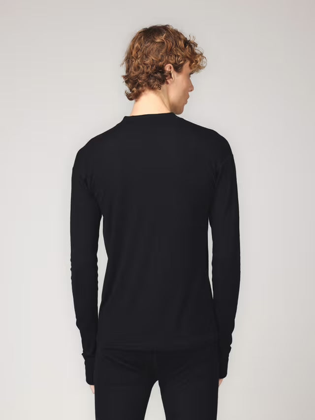 Beyond Medals Merino Baselayer Top - Black
