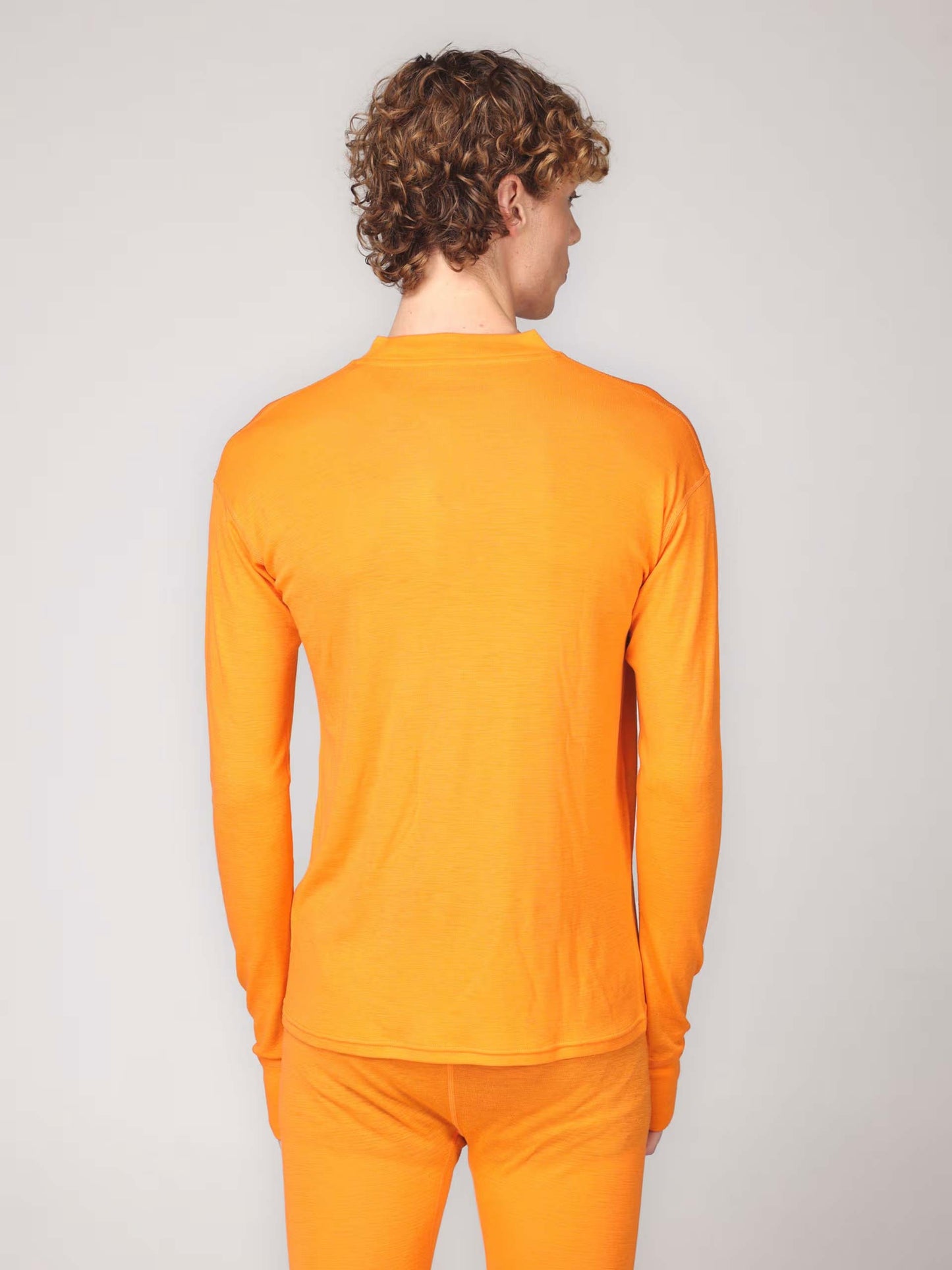 Beyond Medals Merino Baselayer Top - Orange