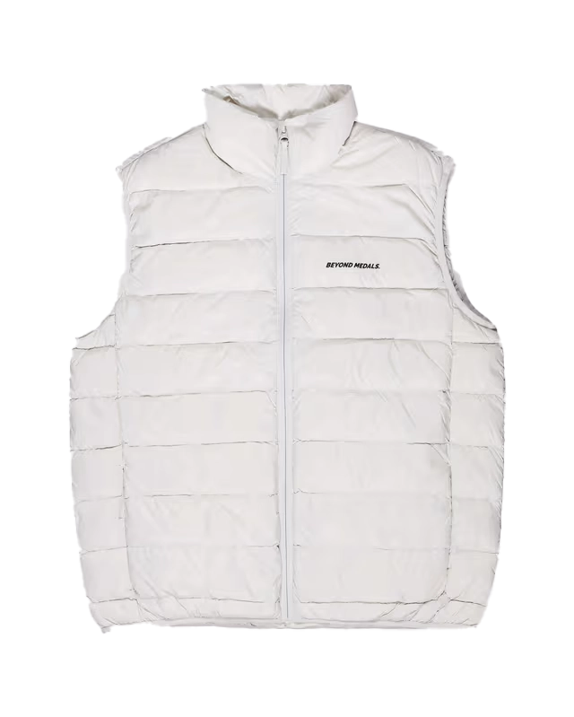Beyond Medals Packable Down Vest - Off White