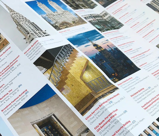 Blue Crow Media's- Art Deco New York Map