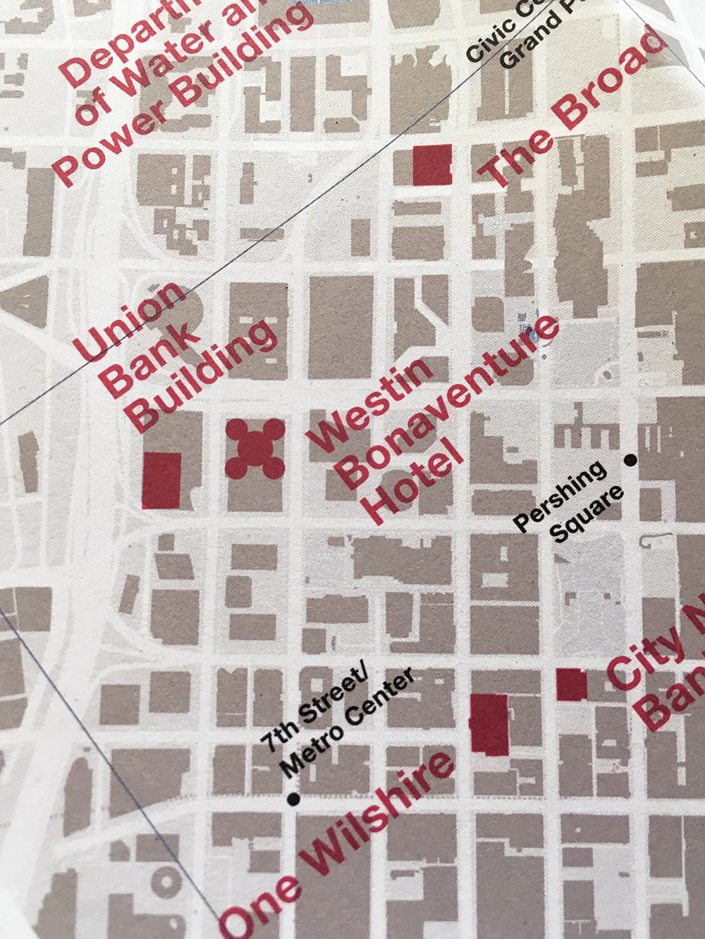 Blue Crow Media's- Concrete Los Angeles Map