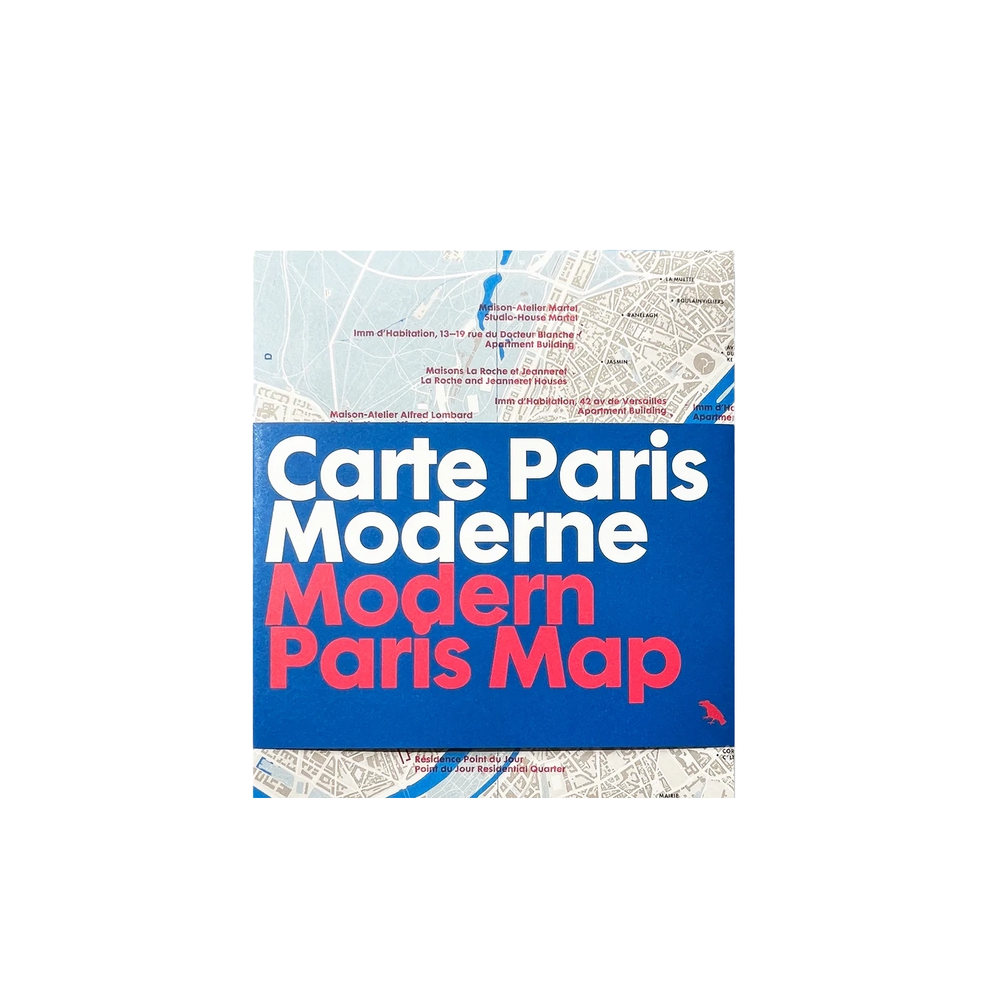 Blue Crow Media's- Modern Paris Map