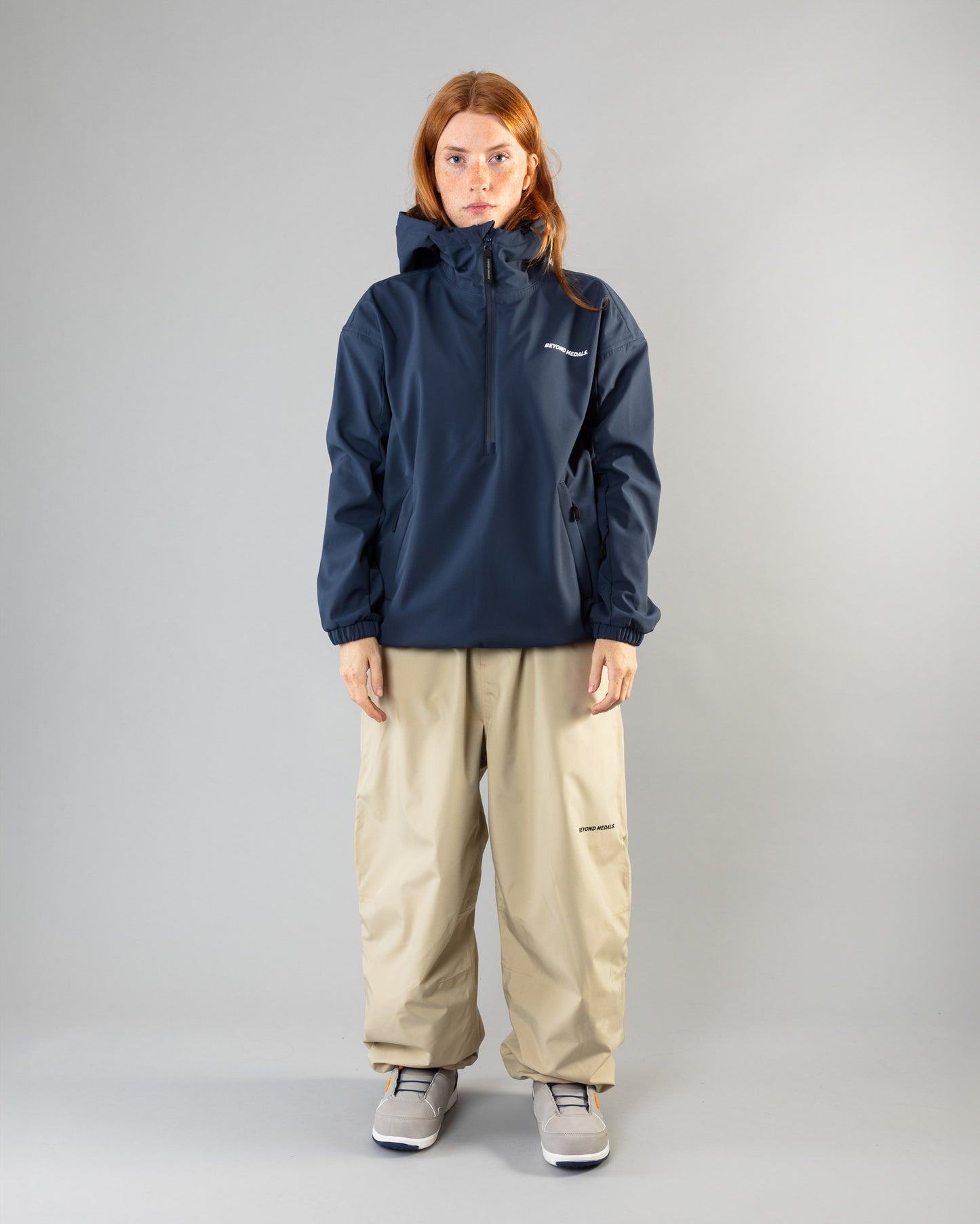 Beyond Medals Softshell Halfzip - Blue