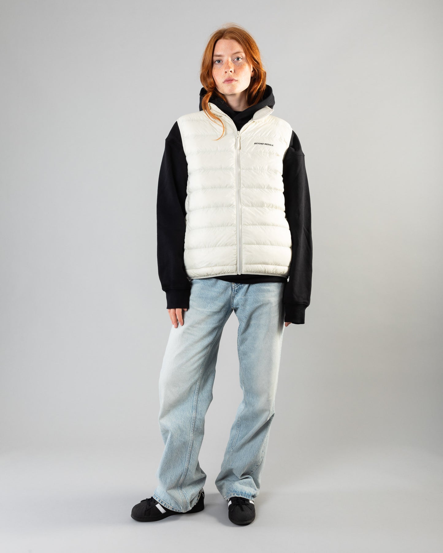 Beyond Medals Packable Down Vest - Off White