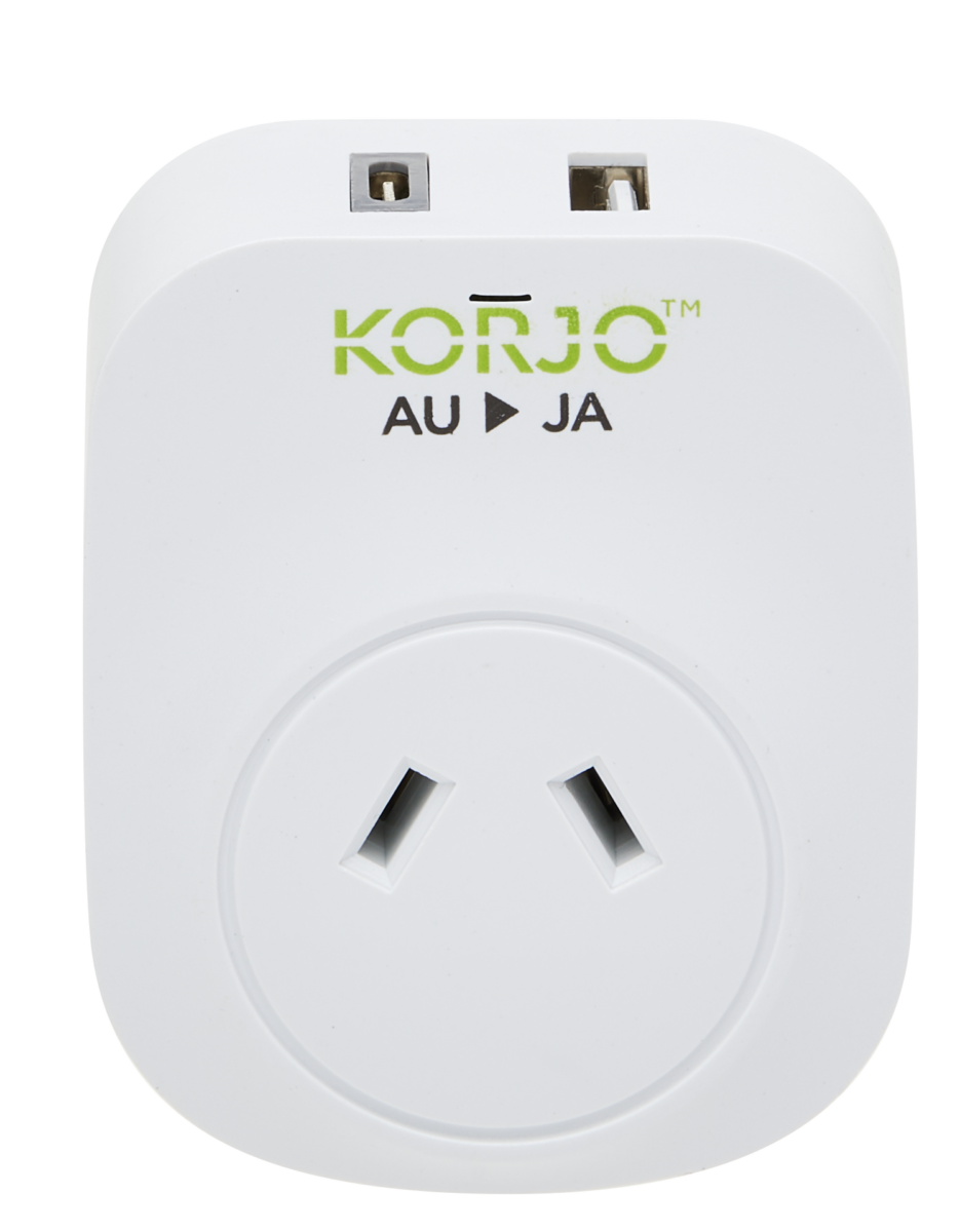 Korjo USB A+C & Power Adaptor - Japan