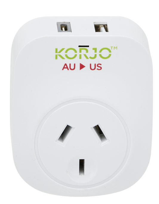 Korjo USB A+C & Power Adaptor - USA