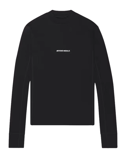 Beyond Medals Merino Baselayer Top - Black