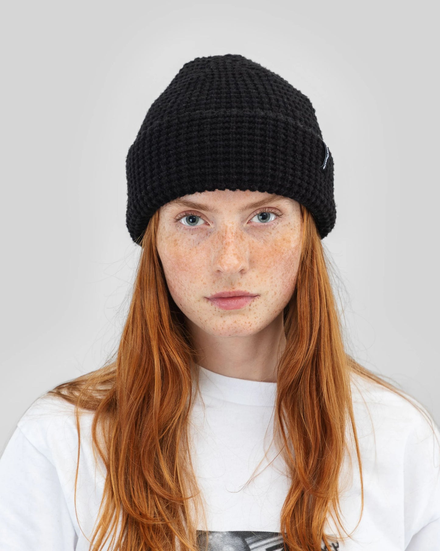 Beyond Medals Waffle Beanie - Black