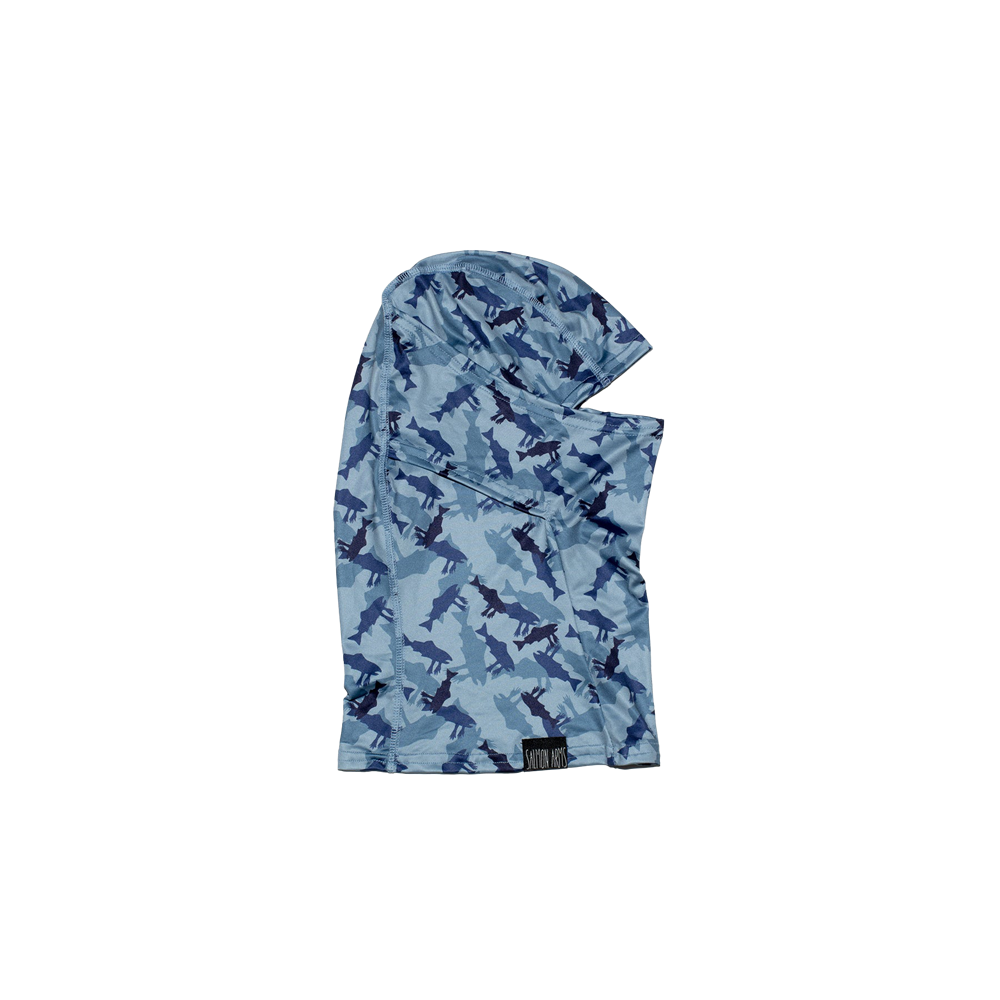 Salmon Arms Salmoflage Balaclava - Blue